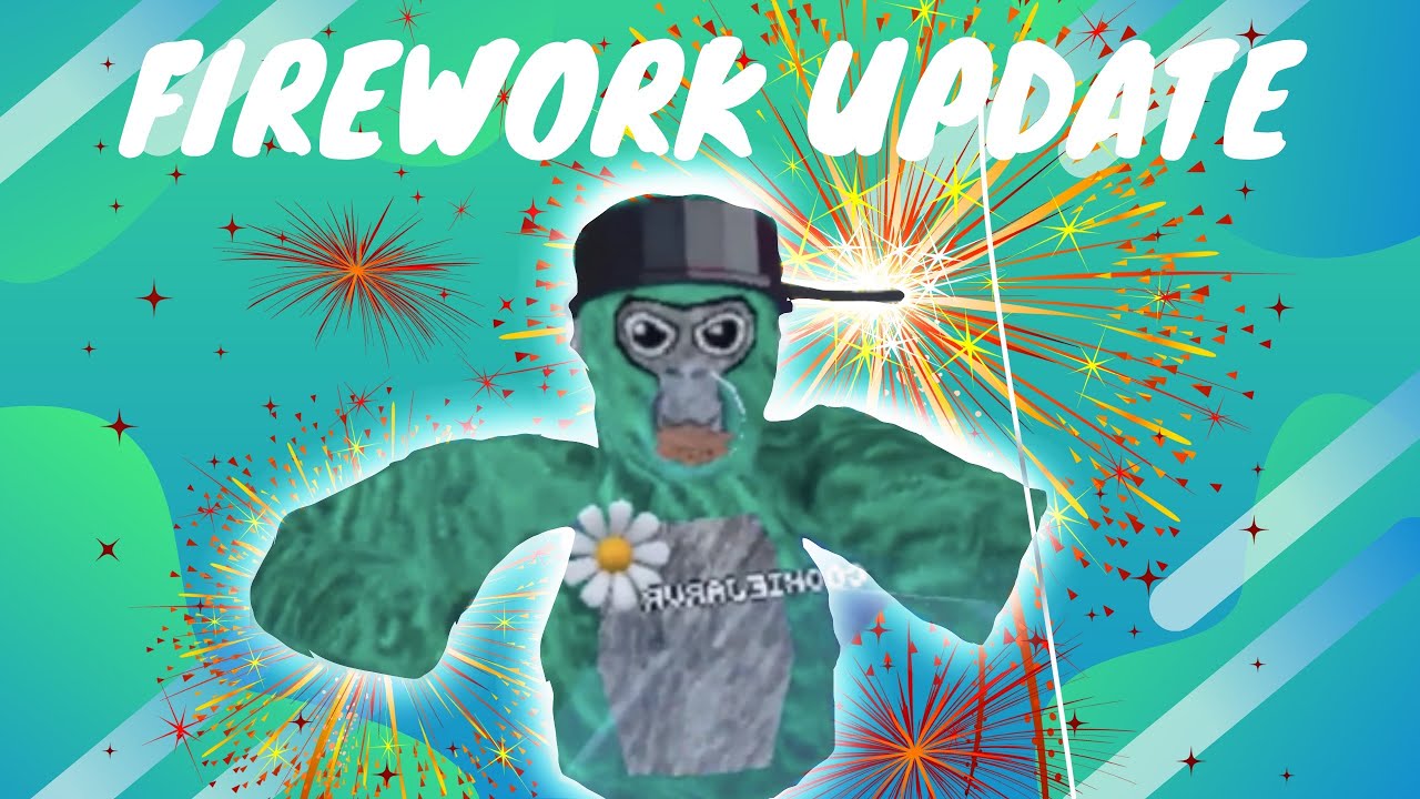 Gorilla Tag Added FIREWORKS… (Inspired by @BubblesVR)