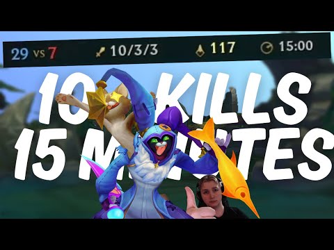 10 kills in 15 minutes | Full game, AP Shaco
