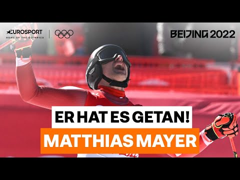Matthias Mayer gewinnt historisches drittes Gold im Super-G | Olympische Winterspiele 2022