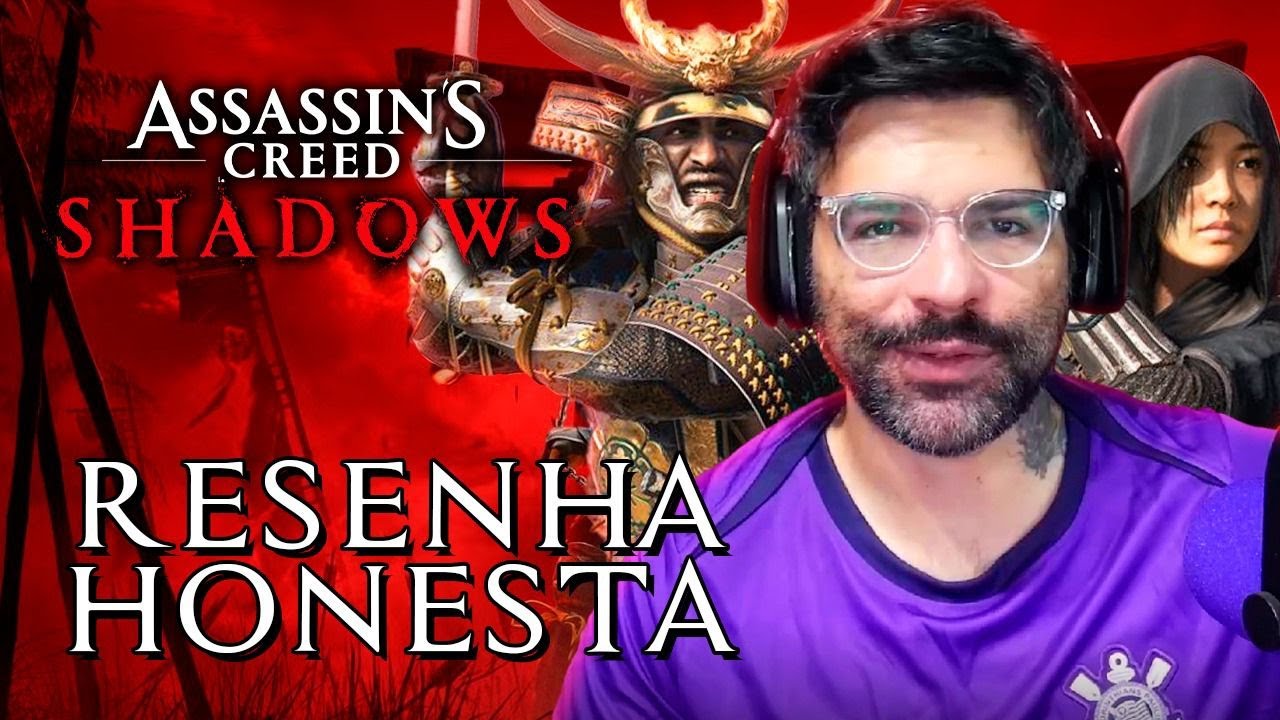 JOGUEI ASSASSINS CREED SHADOWS E É..... (RESENHA HONESTA)