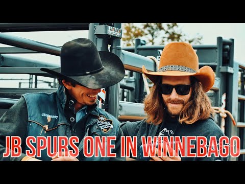 JB Mauney Rides a Bull In Winnebago - Rodeo Time 163