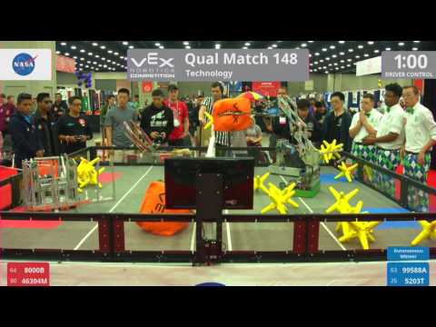 2017 VRC Tech Q148 - 8000B 46304M vs 99588A 5203T - 25 to 20