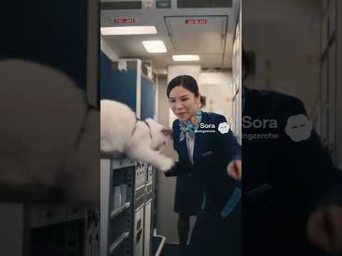 CA vs 自由すぎる猫、機内での攻防戦