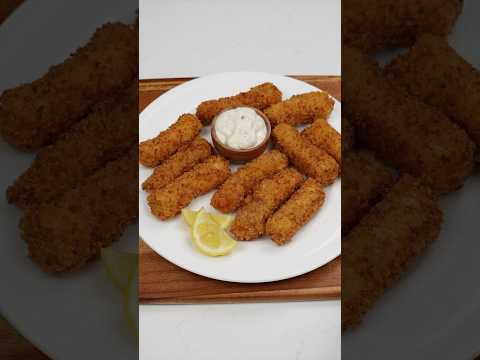 Homemade Fish Sticks #shorts #fishsticks #fishsticksrecipe #fishrecipe #recipe