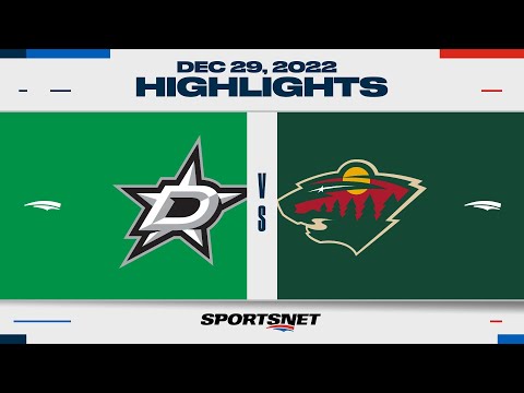 NHL Highlights | Stars vs. Wild - December 29, 2022