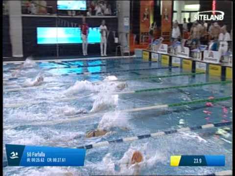 Serie 1 dei 50 Farfalla  Assoluti F Agonisti - 7° Trofeo SOGEIS Montichiari