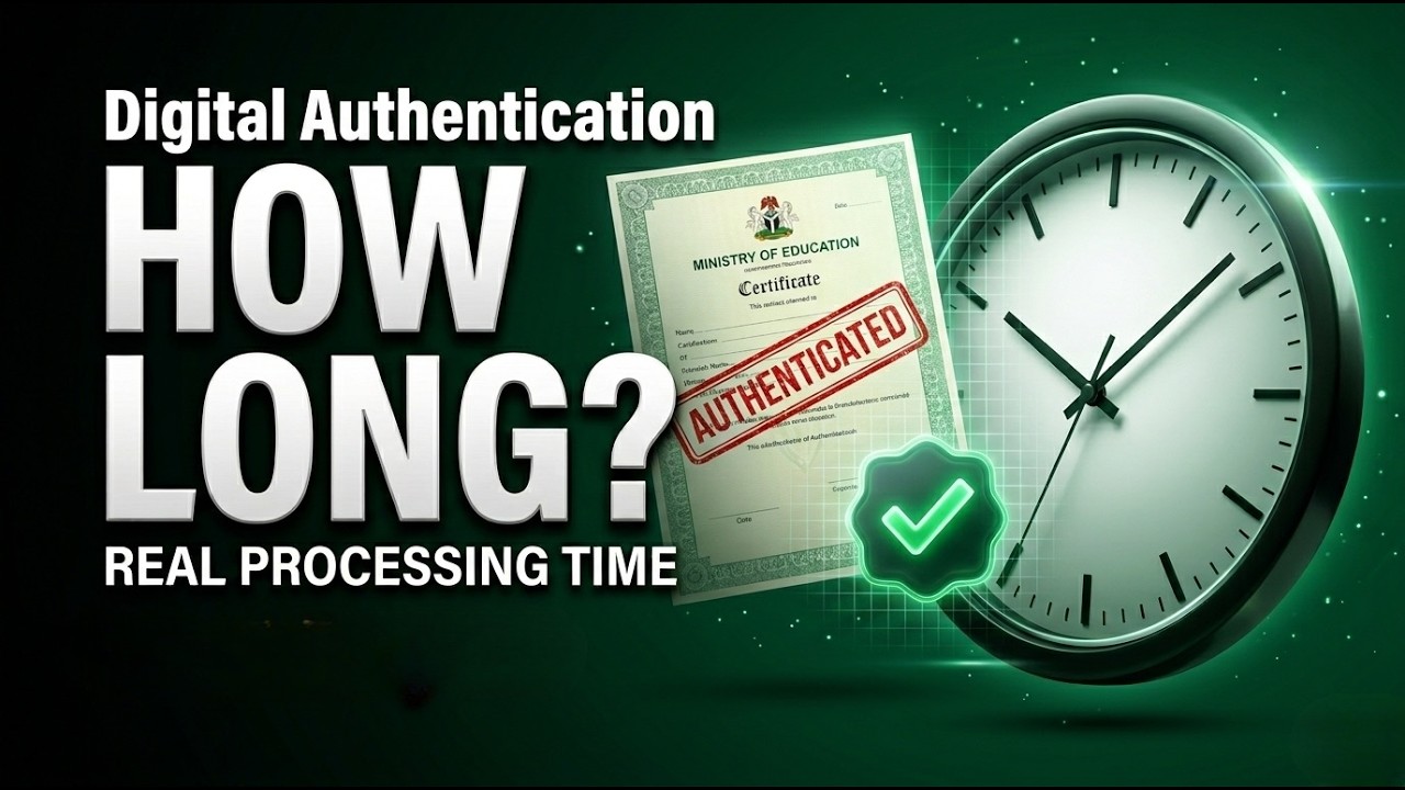 Ministry Of Education Digital Document Authentication: How Long Does It REALLY Take?