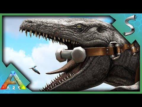 BECOMING THE KING OF THE OCEAN! JURASSIC MOSASAURUS TAMING! - Ark: Jurassic Park [E49]