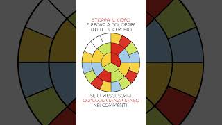 Stoppa il video e colora il cerchio!
