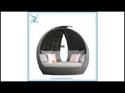 Beautiful garden daybed set luxury outdoor furniture