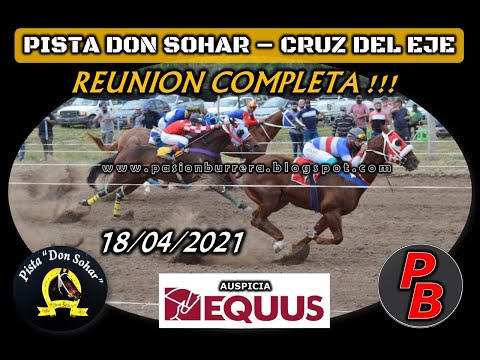 REUNION PISTA DON SOHAR - CRUZ DEL EJE (18-04-2021)