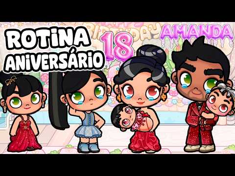 ROTINA FESTA DE ANIVERSÁRIO NA CASA NOVA -AMANDA PATTER | PAZU AVATAR WORLD ROTINAS E HISTÓRIAS