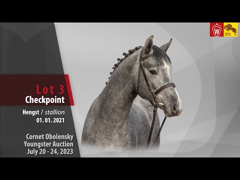 Cornet Obolensky Auktion Lot 03 Checkpoint Hengst v. Cornet Obolensky - Diarado
