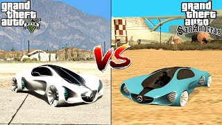 GTA 5 MERCEDES BENZ BIOME VS GTA SAN ANDREAS MERCEDES BENZ BIOME - WHICH IS BEST?