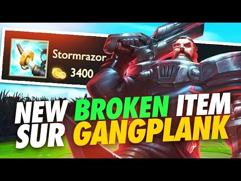 JE DECOUVRE UN ITEM HIDDEN OP SUR GANGPLANK !!! (STORMRAZOR GP S8 FR)