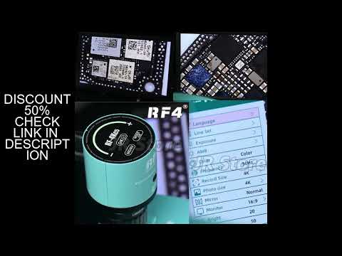 Newly RF4 RF-4KC5 Trinocular Microscope Industrial Digital  HDMI Camera,Ultra-High Definition 4K Res