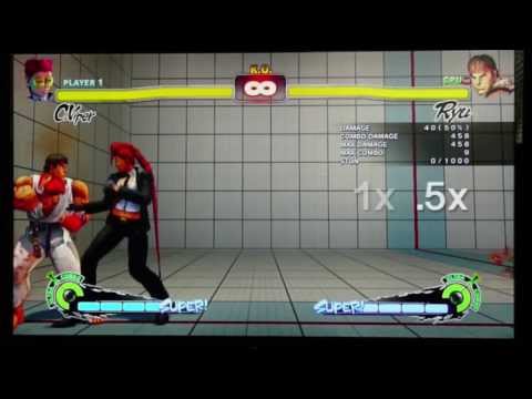 C Viper: corner | jumping | 2 bars (SSF4 AE: 2012)