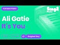 Ali Gatie - It's You (Karaoke Piano)