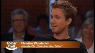 Christian Wunderlich - Interview in der Talkshow Kölner Treff