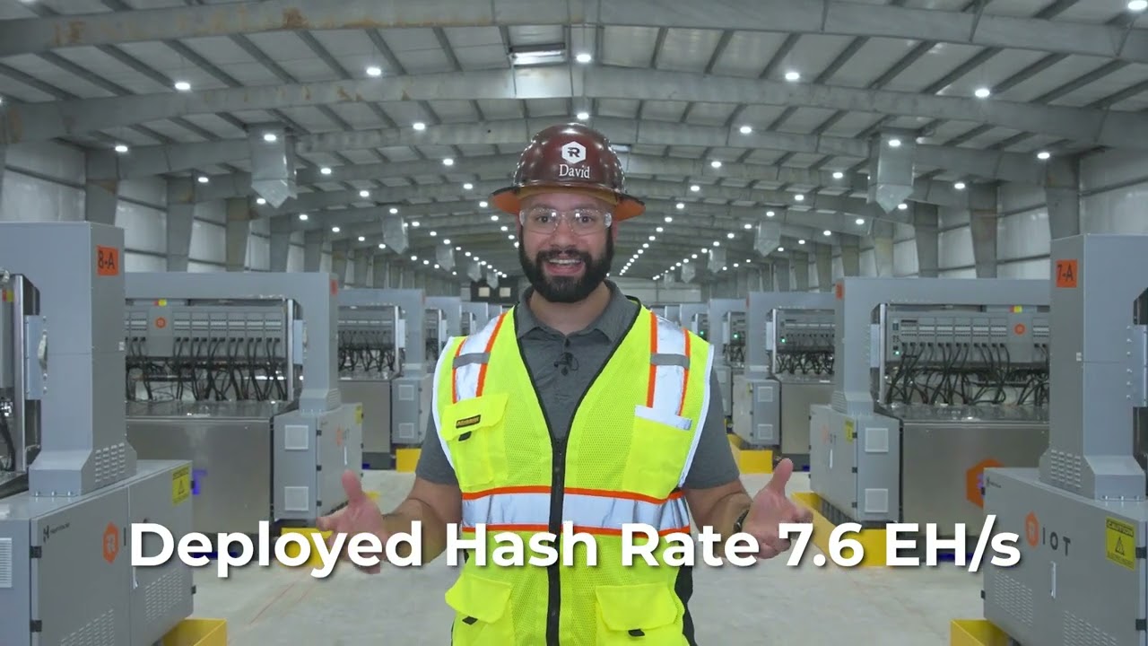 Corsicana Phase 1 Progress | Riot Platforms