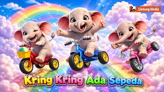 Download lagu Kring Kring Ada Sepeda 🚲 Lagu Anak Indonesia Populer | Animasi Lucu Anak mp3