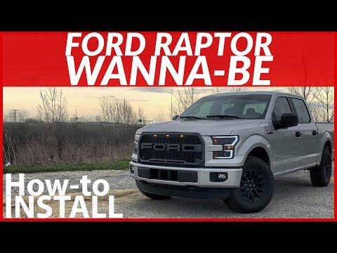 *BEST* Ford RAPTOR Grill Install/Review!!