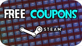 How To Get FREE GAME COUPONS on Steam!