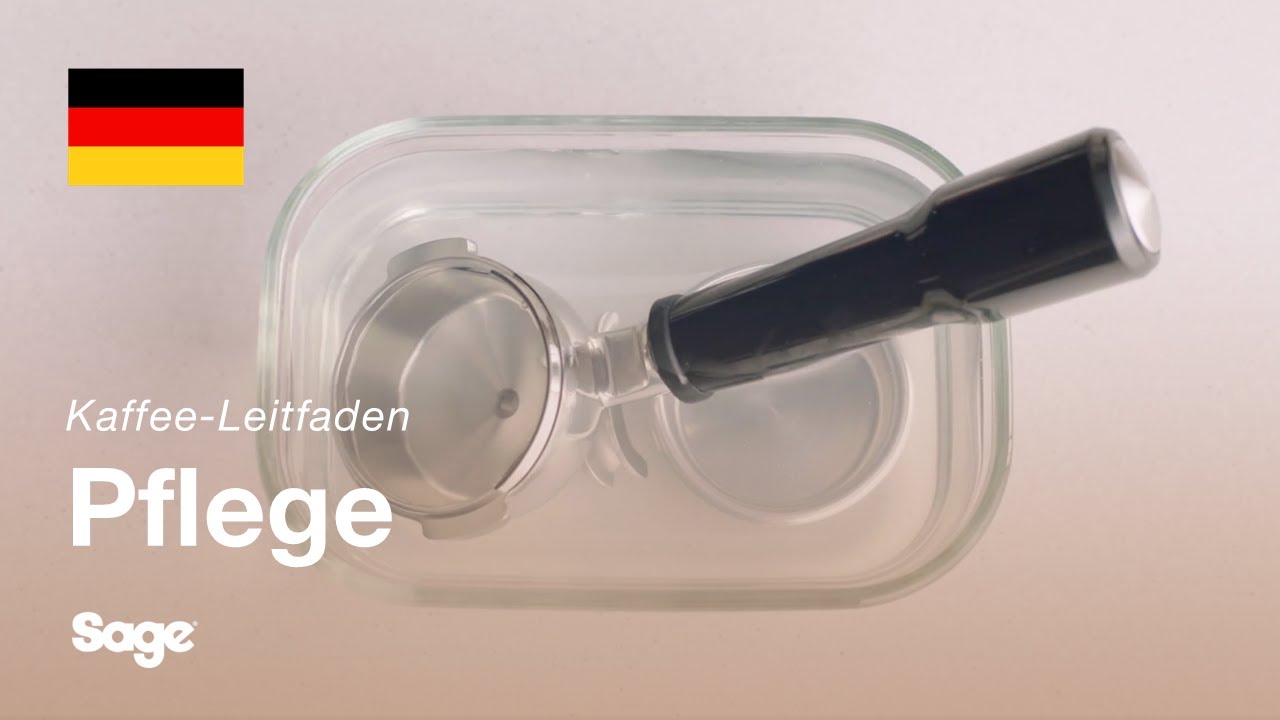 Reinigung von Siebträger und -einsatz