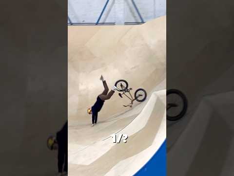 It seemed IMPOSSIBLE to land 🤯 #bmx