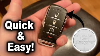 How to Replace Keyfob Battery | 2019-2025 Ram 1500