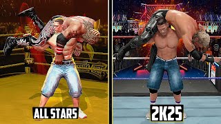EPIC Finishers Comparison - WWE All Stars vs WWE 2K25!