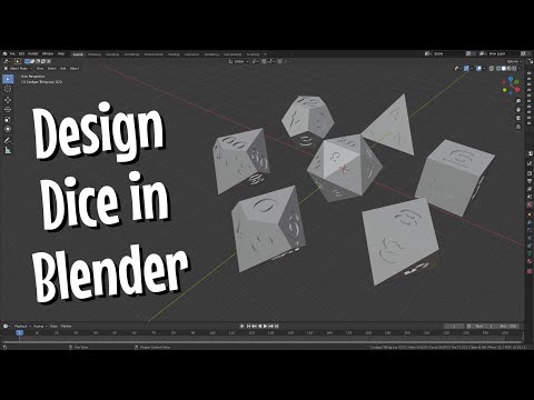 Part of a video titled Design Your Own Custom Dice for Free | Blender Tutorial - YouTube