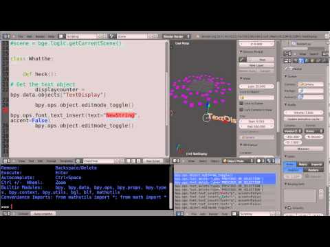 Blender 2.6 Tutorial - Basic Python Programming - Part 20