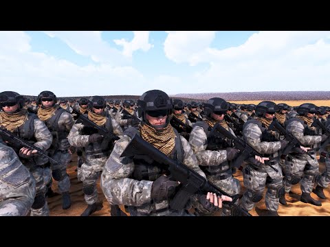NEW UPDATE Testing Limits.. Modern Army vs 2 Million Zombies - Ultimate Epic Battle Simulator 2