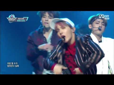 170223 BTS   Not Today @ Mnet M!Countdown