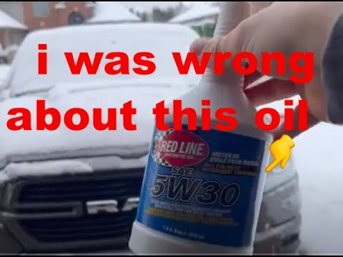 why i DUMP the REDLINE OIL 5W30 at ONLY 1k miles I WAS WRONG my hemi was not happy