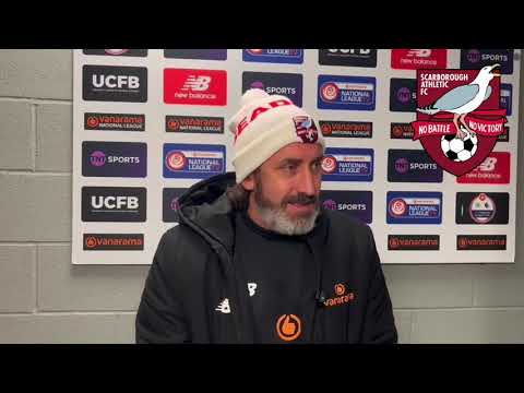 POST MATCH INTERVIEW- Jono Greening vs Spennymoor Town