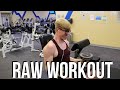 RAW 17 YEAR OLD SPRINTER WORKOUT