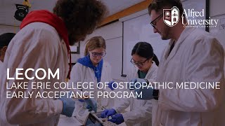 LECOM: Early Acceptance Program | Alfred University