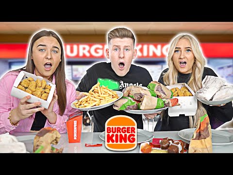 Last to STOP Eating BURGER KING Wins £1,000 - Challenge
