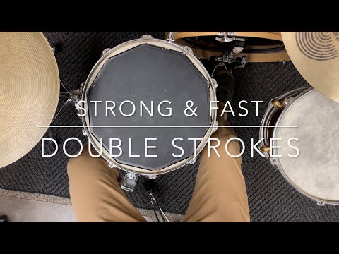 How To Play Strong & Fast Double Strokes on Drums
