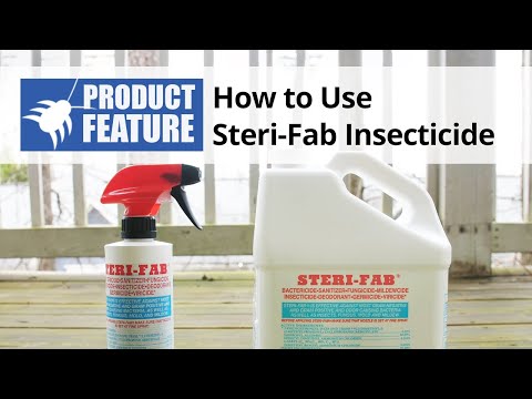  How to Use Steri-Fab Insecticide Video 