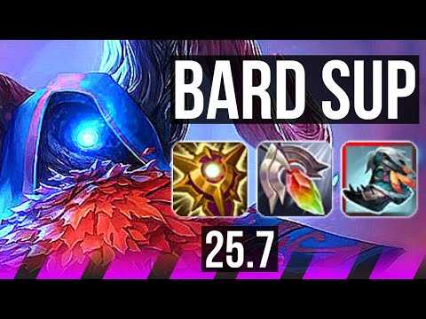BARD & Kai'Sa vs TAHM KENCH & Samira (SUP) | 500+ games | EUW Master | 25.7