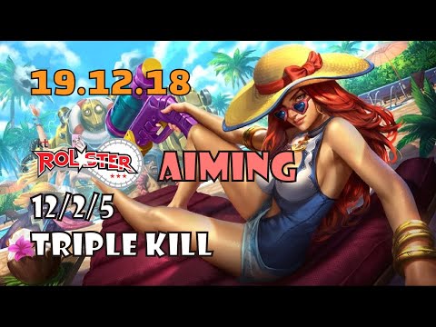 KT AIMING  TRIPLE KILL  MISS FORTUNE  [19.12.18]  //PRO LOL WATCHER// SPECTATOR MODE