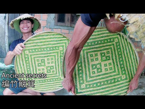 Bamboo weaving craft by ancient Technology, very pretty decoration丨Bamboo Woodworking Art
