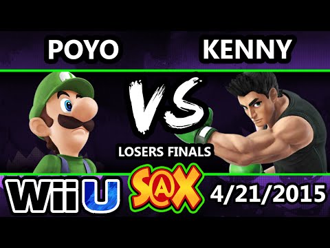 S@X - Kenny (Pikachu) Vs. Poyo (Luigi) SSB4 Losers Finals - Smash Wii U - Smash 4