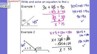 Angle Relationships