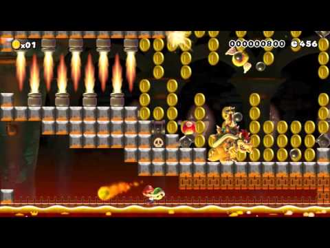 Super Castle Crasher Party by Romkush - Super Mario Maker - No Commentary 1AB