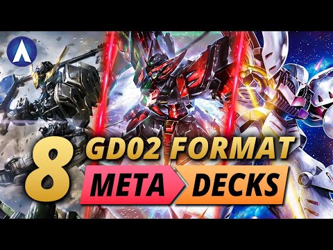 TOP 8!!! META DECKS GD02 Format!!! | Gundam Card Game TCG