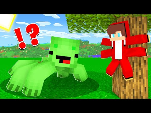SHOCKING: JJ and Mikey turn into SPIDERS in Minecraft Maizen